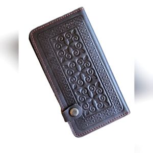 Mongolia leather wallet